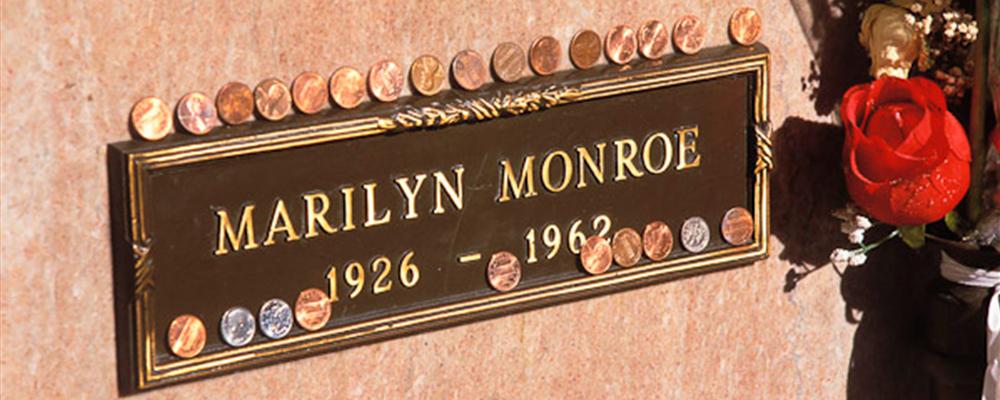 Marilyn Monroe Grave, Westwood Memorial Cemetery, Los Angeles, California, (LA)